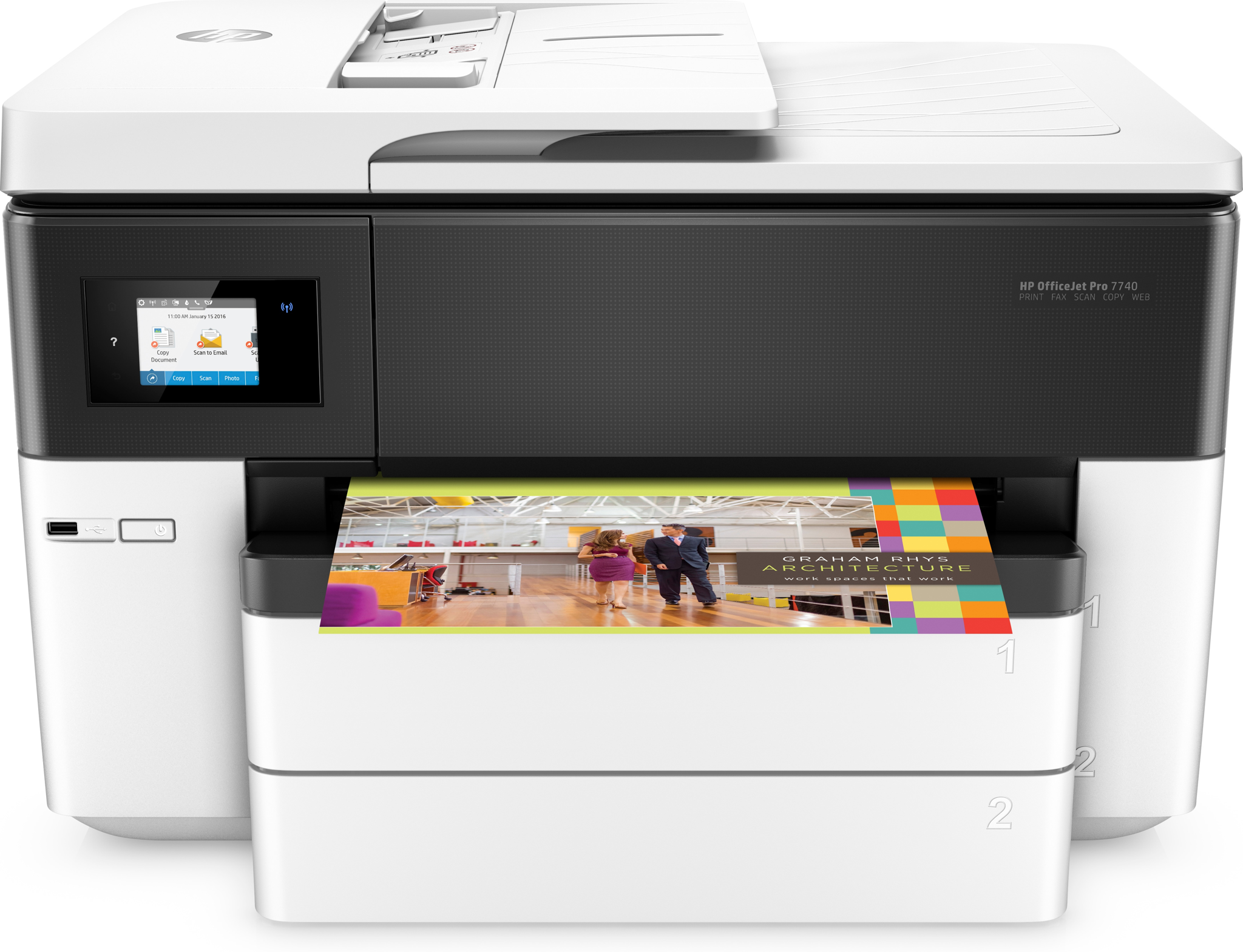 Bild von HP Officejet Pro 7 - Multifunktionsdrucker