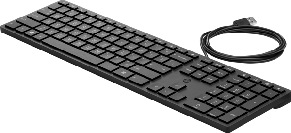 Bild von HP Desktop 320K - Tastatur - USB - QWERTZ - Tastatur - QWERTZ