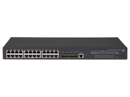 Bild von HPE FlexNetwork 5130 24G 4SFP+ EI - Managed - L3 - Gigabit Ethernet (10/100/1000) - Vollduplex - Rack-Einbau - 1U