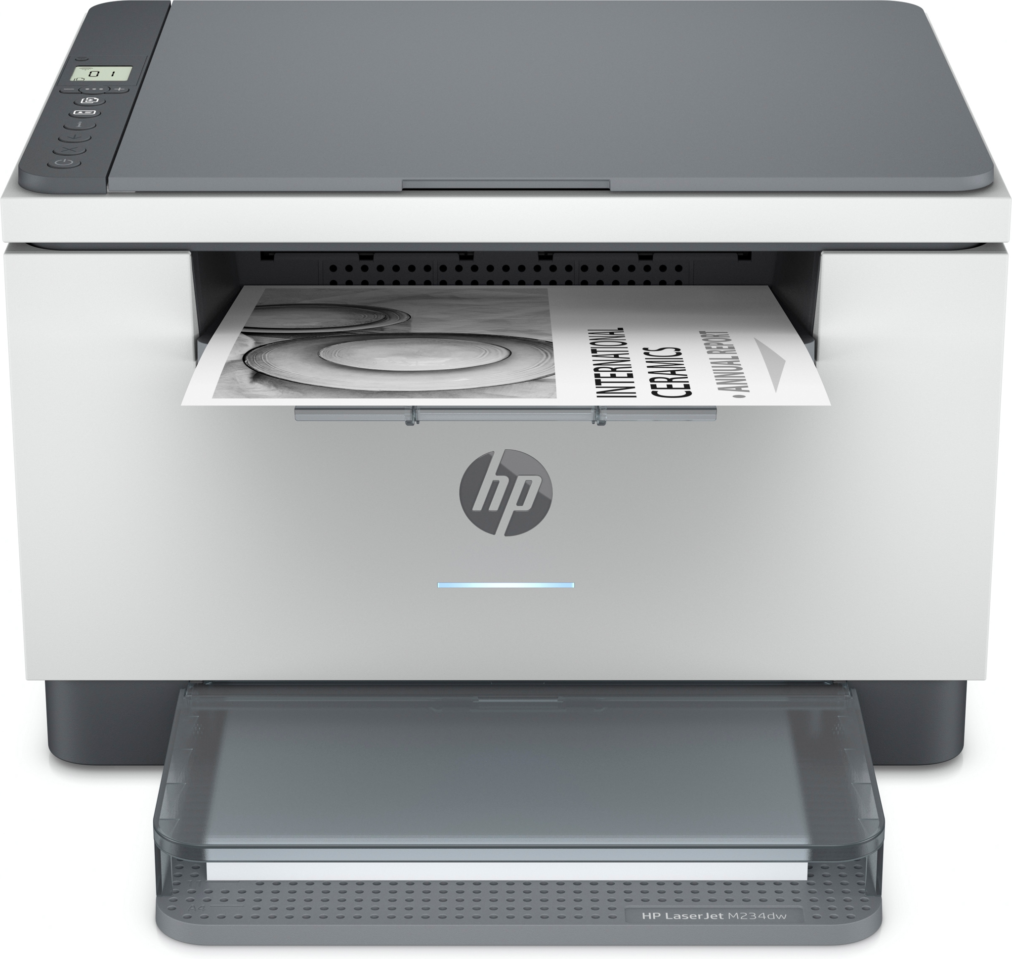Bild von HP LaserJet MFP M234dw Drucker - Schwarzweiß - Drucker für Kleine Büros - Drucken - Kopieren - Scannen - Scannen an E-Mail; Scannen an PDF - Laser - Monodruck - 600 x 600 DPI - A4 - Direktdruck - Grau