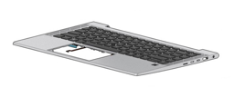 Bild von HP Ersatztastatur Notebook - mit Zeigestock, ClickPad - hinterleuchtet