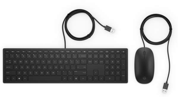 Bild von HP Pavilion 400 - Tastatur-und-Maus-Set - USB - Tastatur - Optisch