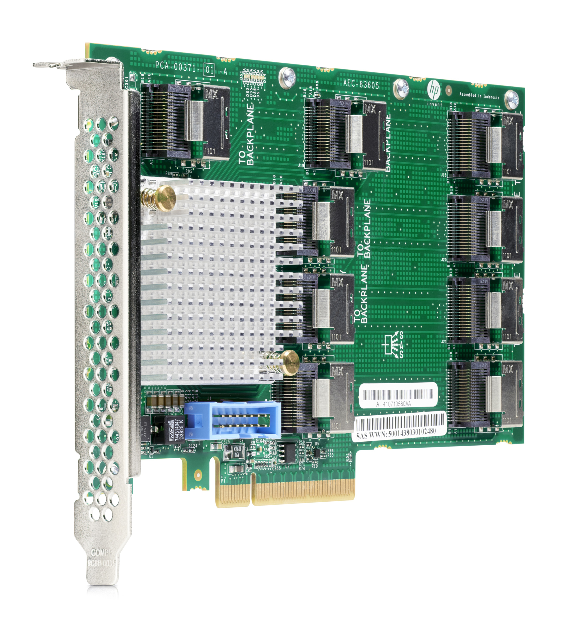 Bild von HP Enterprise 870549-B21 - SAS - PCI Express - 12 Gbit/s - HPE DL38X Gen10 - 168 mm - 111,3 mm