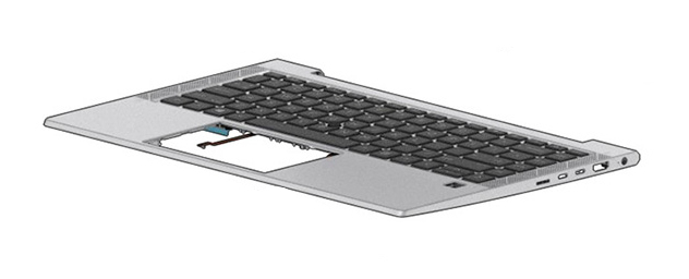Bild von HP M07091-031 - Tastatur - 2,54 cm (1 Zoll) - UK Englisch - Tastatur mit Hintergrundbeleuchtung - HP - EliteBook 840 G7