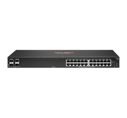 Bild von HPE 6100 24G 4SFP+ - Managed - L3 - Gigabit Ethernet (10/100/1000) - Rack-Einbau - 1U