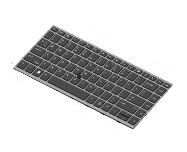 Bild von HP L14377-061 - Tastatur - Italienisch - Tastatur mit Hintergrundbeleuchtung - HP - EliteBook 745 G5