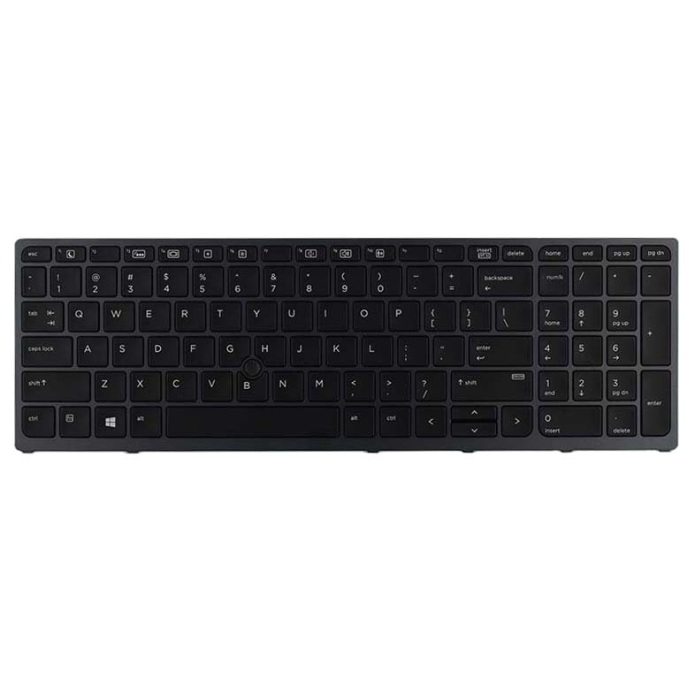 Bild von HP Backlit keyboard assembly (Germany) - Tastatur - Deutsch - Tastatur mit Hintergrundbeleuchtung - HP - ZBook 17 G3