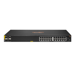 Bild von HPE a Hewlett Packard Enterprise company Aruba 6100 24G Class4 PoE 4SFP+ 370W - Managed - L3 - Gigabit Ethernet (10/100/1000) - Power over Ethernet (PoE) - Rack-Einbau - 1U