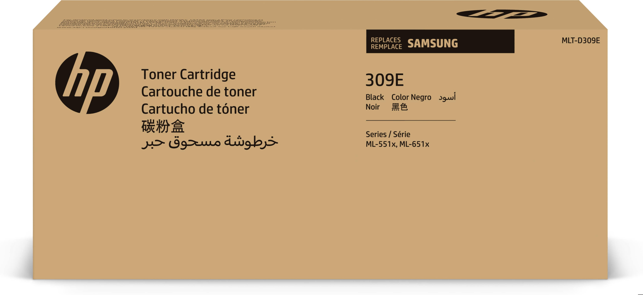 Bild von HP MLT-D309E Toner Schwarz mit extrahoher Reichweite - 40000 Seiten - Schwarz - 1 Stück(e)