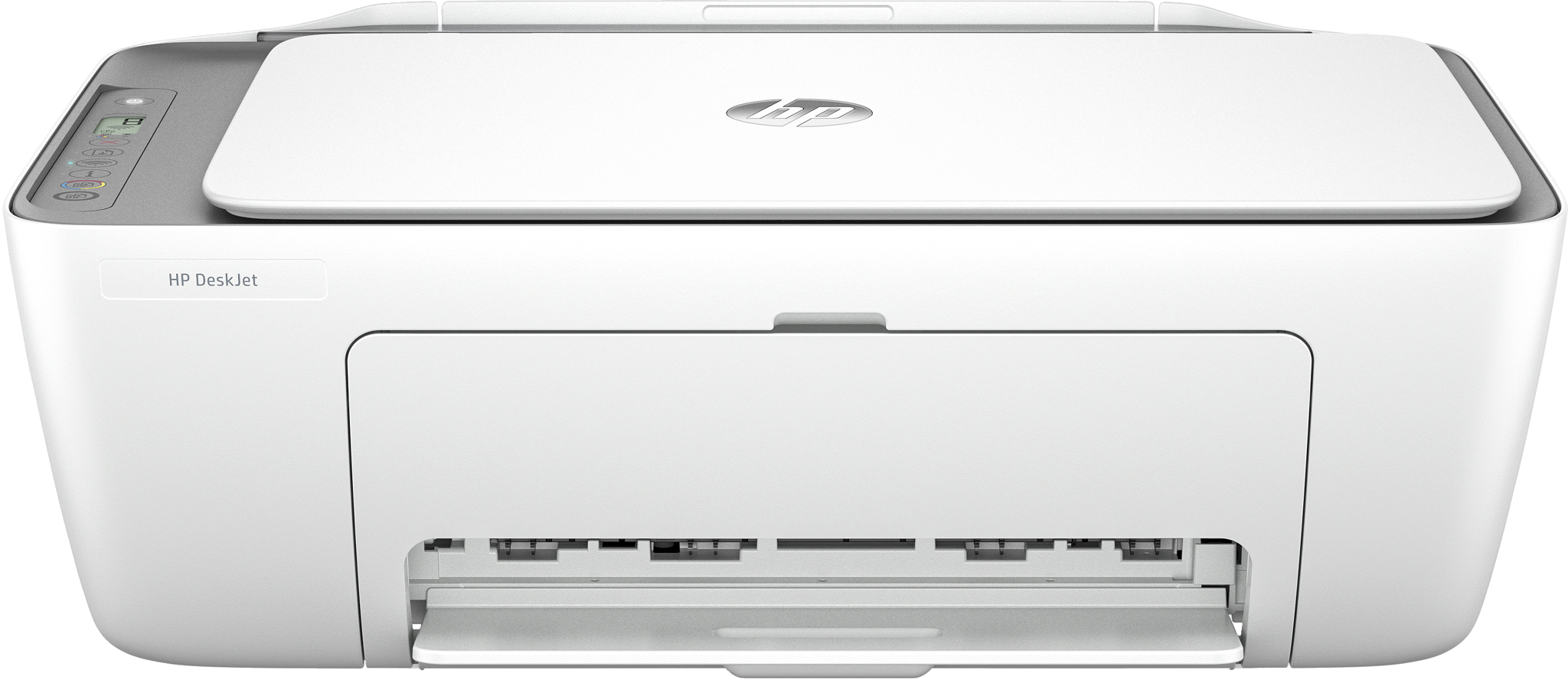 Bild von HP DeskJet 2820e All-in-One-Drucker - Farbe - Drucker für Zu Hause - Drucken - Kopieren - Scannen - Scannen an PDF - Thermal Inkjet - Farbdruck - 4800 x 1200 DPI - Farbkopieren - A4 - Silber - Weiß