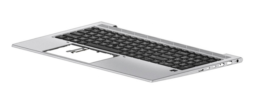Bild von HP M07492-031 - Gehäuse-Unterteil+Tastatur - UK Englisch - Tastatur mit Hintergrundbeleuchtung - HP - EliteBook 850 G7