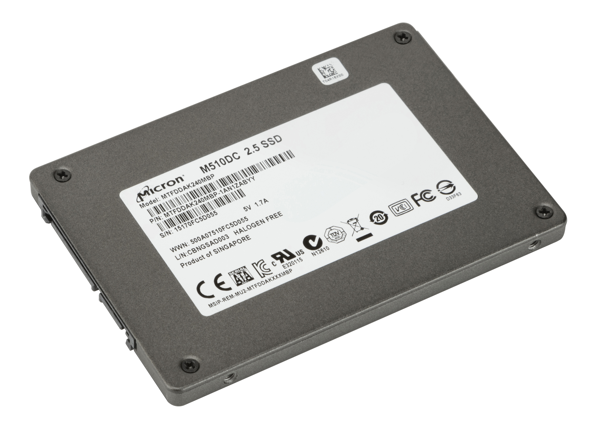 Bild von HP SATA SSD der Enterprise-Klasse mit 480 GB - 480 GB - 2.5" - 420 MB/s - 6 Gbit/s