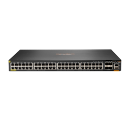 Bild von HPE 6200F 48G Class4 PoE 4SFP+ 370W - Managed - L3 - Gigabit Ethernet (10/100/1000) - Power over Ethernet (PoE) - Rack-Einbau - 1U