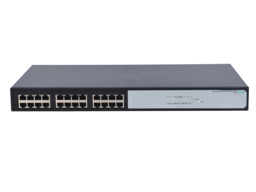 Bild von HPE OfficeConnect 1420 24G - Unmanaged - Gigabit Ethernet (10/100/1000) - Vollduplex - Rack-Einbau - 1U