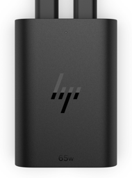 Bild von HP 65 W GaN USB-C-Laptop-Ladegerät - Indoor - USB - 1 m - Schwarz