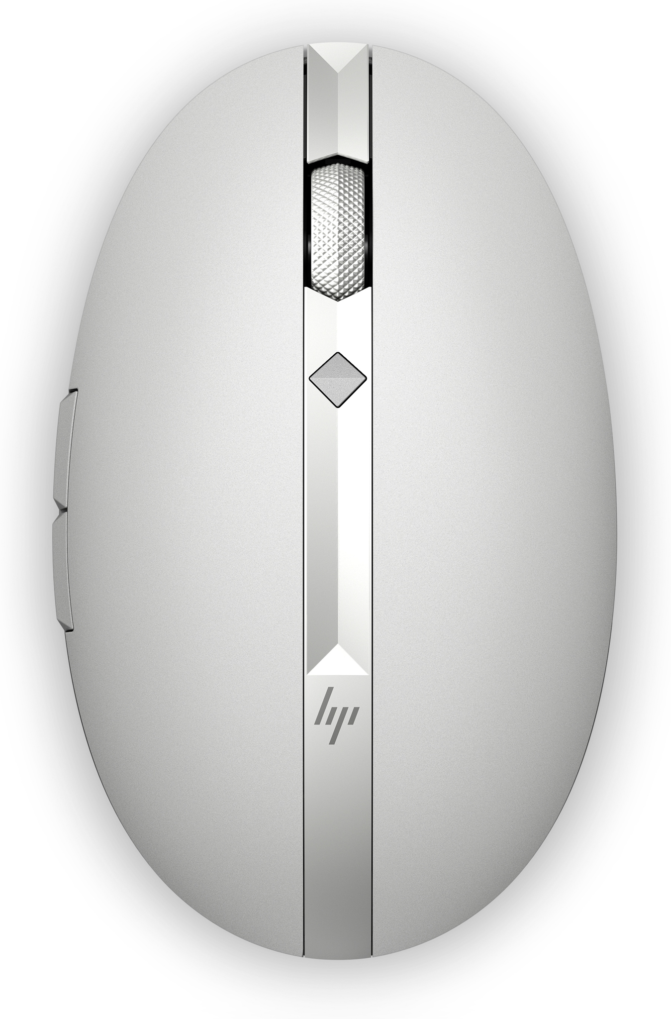 Bild von HP Spectre wiederaufladbare Maus 700 (Turbo Silver) - Beidhändig - Laser - RF Wireless + Bluetooth - 1600 DPI - Silber