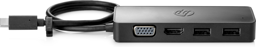 Bild von HP USB-C Reisehub G2 - Kabelgebunden - USB 3.2 Gen 1 (3.1 Gen 1) Type-C - Schwarz - China - Windows 10 - 107 mm