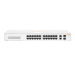 Bild von HPE Instant On 1430 26G 2SFP - Unmanaged - L2 - Gigabit Ethernet (10/100/1000) - Vollduplex - Rack-Einbau - 1U