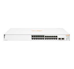 Bild von HPE Instant On 1830 24G 12p Class4 PoE 2SFP 195W - Managed - L2 - Gigabit Ethernet (10/100/1000) - Power over Ethernet (PoE) - Rack-Einbau - 1U