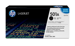 Bild von HP 501A Black Original LaserJet Toner Cartridge - 6000 Seiten - Schwarz - 1 Stück(e)