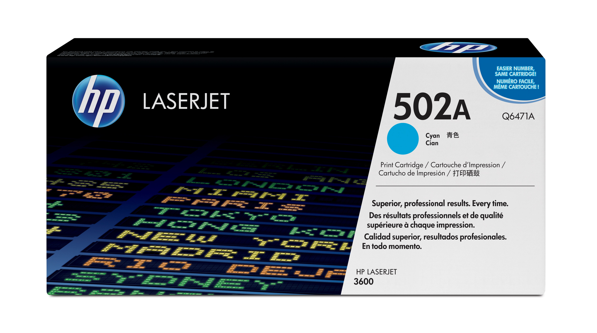 Bild von HP Color LaserJet 502A - Tonereinheit Original - Cyan - 4.000 Seiten