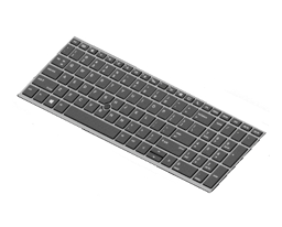 Bild von HP L17971-061 - Tastatur - Italienisch - Tastatur mit Hintergrundbeleuchtung - HP - ZBook 15u G5