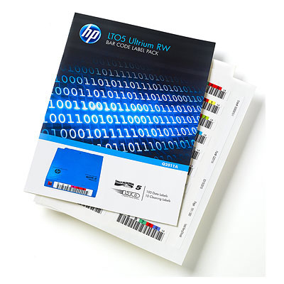 Bild von HPE LTO-5 Ultrium RW Bar Code Label Pack - Strichcodeetiketten
