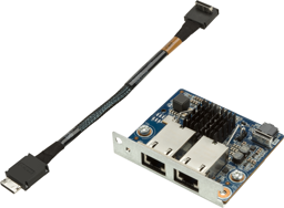 Bild von HP 10GBASE-T Dual NIC-Module Z6/8 G4 - Eingebaut - Kabelgebunden - Ethernet - 10000 Mbit/s - Blau - Silber