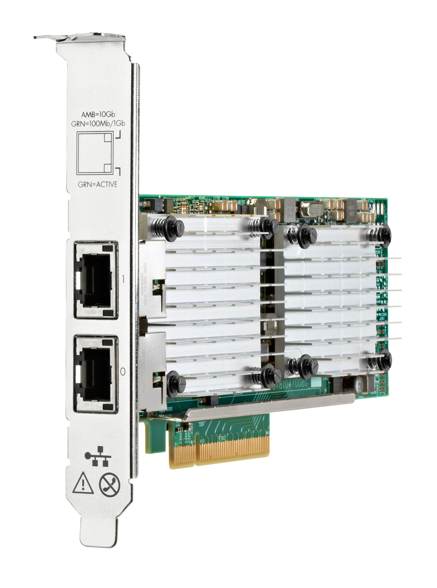 Bild von HPE Ethernet 10Gb 2P 530T Adptr - Schnittstellenkarte - PCI
