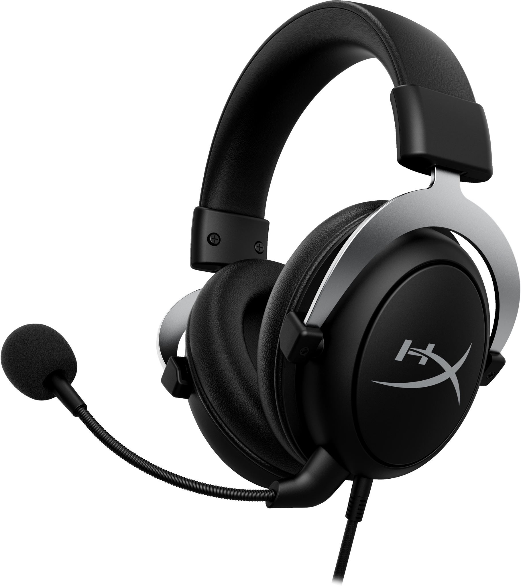 Bild von HP HyperX CloudX – Gaming-Headset (schwarz-silber) – Xbox, Kabelgebunden, Gaming, 15 - 25000 Hz, 322 g, Kopfhörer, Schwarz, Silber