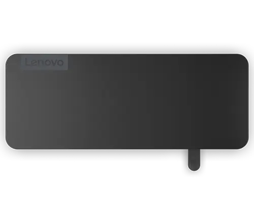 Bild von Lenovo 4X11N40212, Kabelgebunden, USB 3.2 Gen 1 (3.1 Gen 1) Type-C, 65 W, Schwarz, Eclipse Black, MicroSD (TransFlash), SD