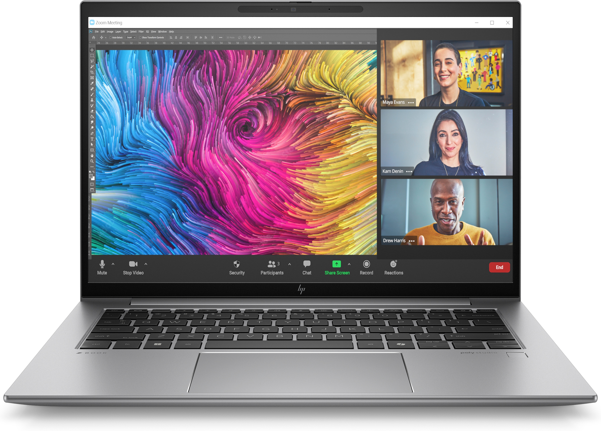 Bild von HP ZBook Firefly G11, Intel Core Ultra 7, 35,6 cm (14"), 1920 x 1200 Pixel, 32 GB, 1 TB, Windows 11 Pro