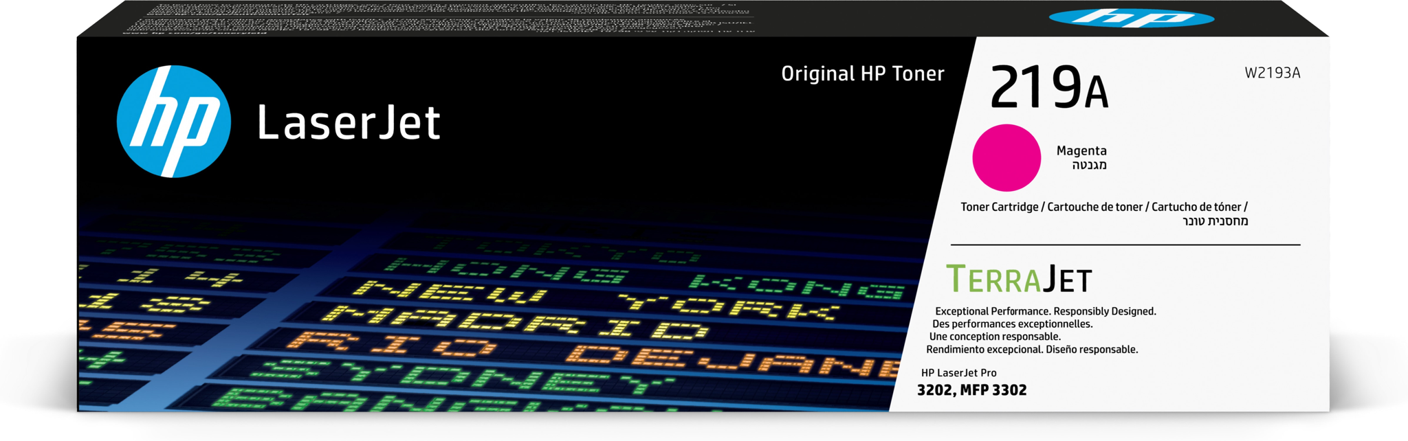 Bild von HP 219A Magenta Original LaserJet-Tonerkartusche, 1200 Seiten, Magenta, 1 Stück(e)