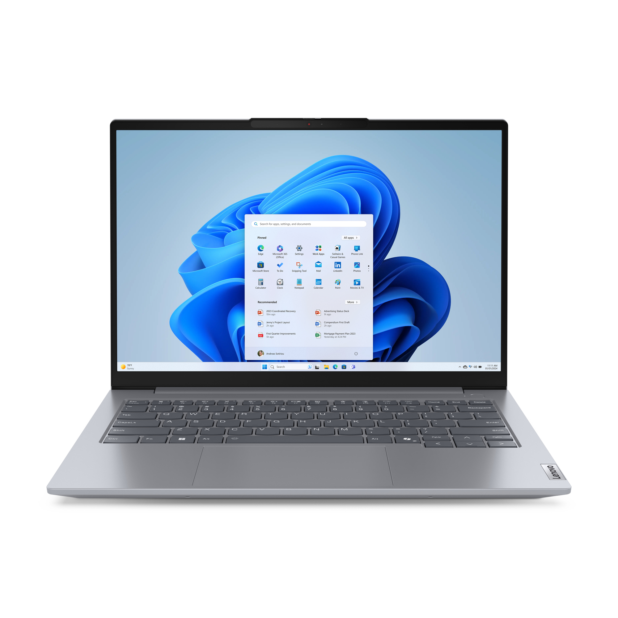 Bild von Lenovo ThinkBook 14 G7 IML, Intel Core Ultra 7, 35,6 cm (14"), 1920 x 1200 Pixel, 16 GB, 512 GB, Windows 11 Pro