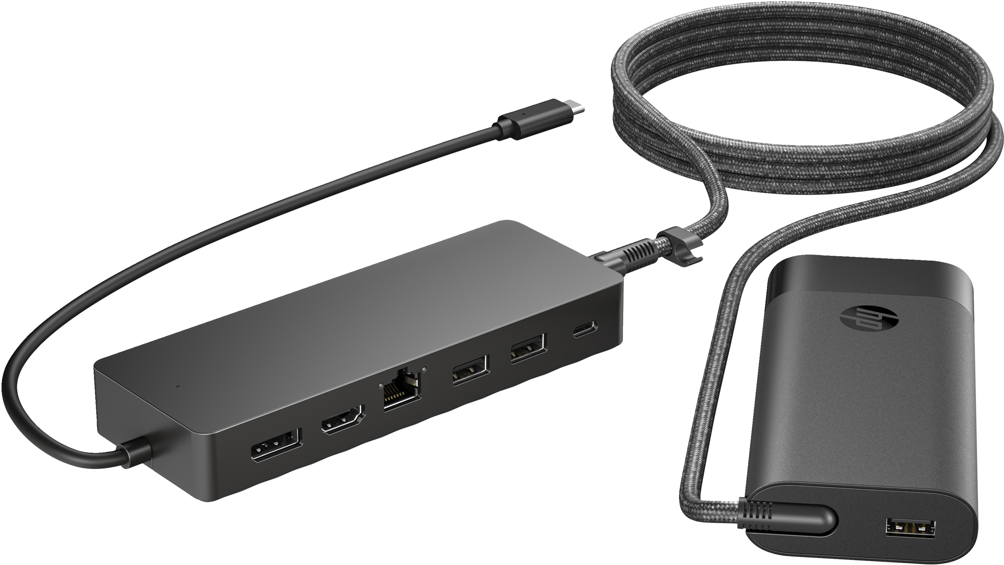 Bild von HP Universal USB-C Hub and Laptop Charger Combo, 150 mm, 55 mm, 21,5 mm, 115 g