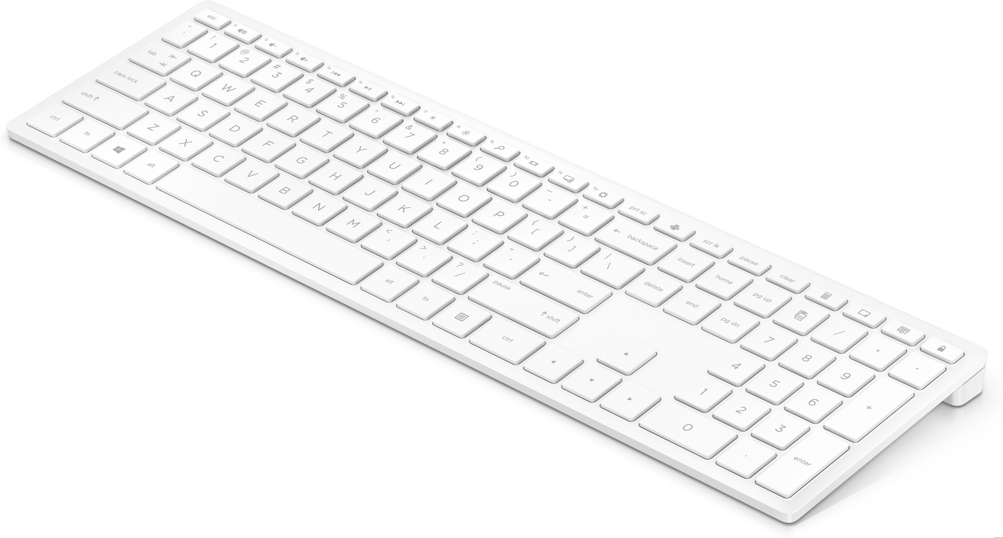 Bild von HP Pavillon Kabellose Tastatur 600, Standard, Kabellos, RF Wireless, Mechanischer Switch, Weiß