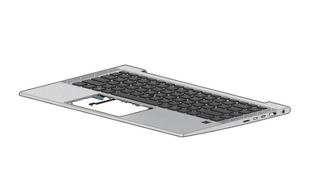 Bild von HP M07132-031, Tastatur, 35,6 cm (14"), UK Englisch, Tastatur mit Hintergrundbeleuchtung, HP, ZBook Firefly 14 G7