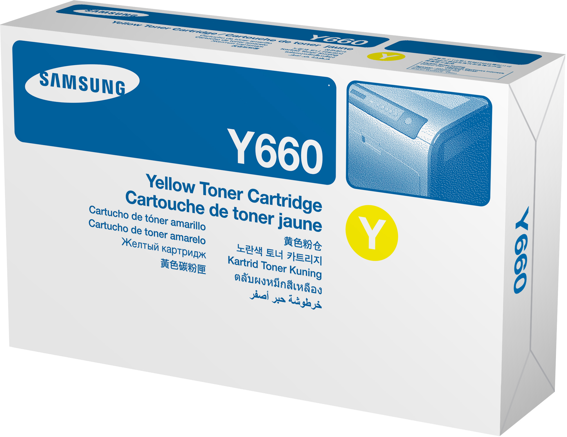 Bild von HP Samsung CLP-Y660A Gelb Tonerkartusche, 2500 Seiten, Gelb, 1 Stück(e)