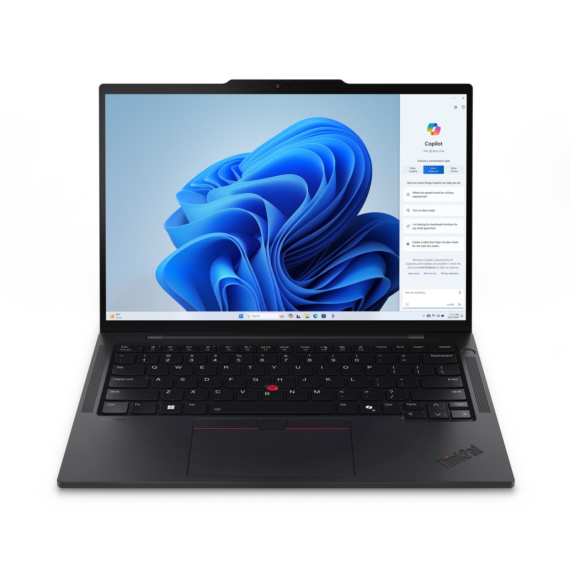 Bild von Lenovo ThinkPad T14s, Intel Core Ultra 7, 35,6 cm (14"), 1920 x 1200 Pixel, 32 GB, 1 TB, Windows 11 Pro