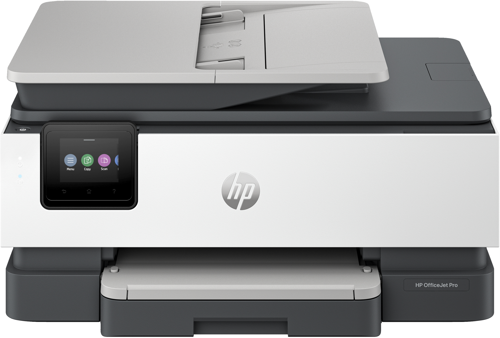 Bild von HP OfficeJet Pro 8124e All-in-One-Drucker, Thermal Inkjet, Farbdruck, 4800 x 1200 DPI, Farbkopieren, A4, Grau