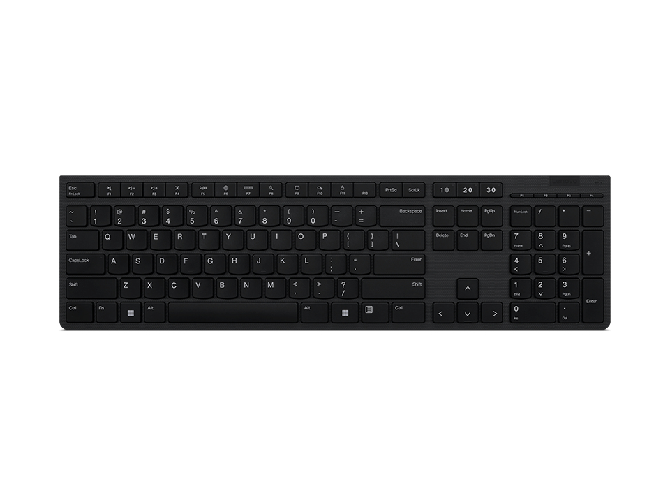 Bild von Lenovo TAS wireless - Professional Rechargeable Keyboard - Tastatur - Bluetooth