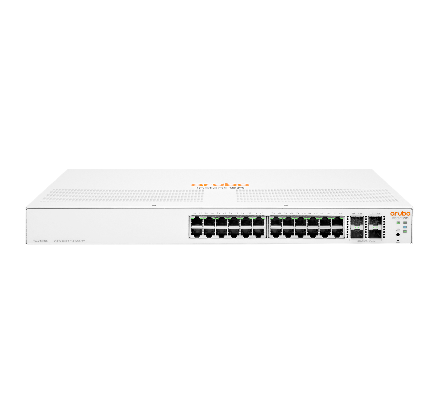 Bild von HPE Instant On 1930 (x20) - Managed - L2+ - Gigabit Ethernet (10/100/1000) - Vollduplex - Rack-Einbau - 1U