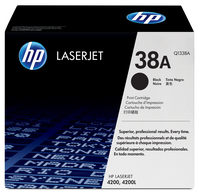 Bild von HP 38A Black Original LaserJet Toner Cartridge - 12000 Seiten - Schwarz - 1 Stück(e)