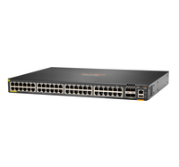 Bild von HPE 6200F 48G Class4 PoE 4SFP+ 370W - Managed - L3 - Gigabit Ethernet (10/100/1000) - Power over Ethernet (PoE) - Rack-Einbau - 1U