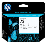 Bild von HP 72 - HP DesignJet T610 Printer series - T620 Printer series - T770 Printer series - T1100 Printer series,... - Thermal Inkjet - Grau - Foto schwarz - C9380A - Singapur - 28 mm