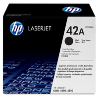 Bild von HP 42A Schwarz Original LaserJet Tonerkartusche - 10000 Seiten - Schwarz - 1 Stück(e)