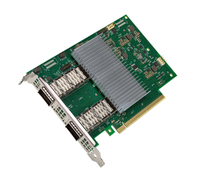 Bild von Intel E810-2CQDA2 - Eingebaut - Kabelgebunden - PCI Express - Faser - 200000 Mbit/s - Grün - Grau