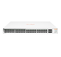 Bild von HPE Instant On 1830 48G 24p Class4 PoE 4SFP 370W - Managed - L2 - Gigabit Ethernet (10/100/1000) - Power over Ethernet (PoE) - Rack-Einbau - 1U