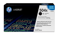 Bild von HP 504X Schwarz Original LaserJet Tonerkartusche mit hoher Reichweite - 10500 Seiten - Schwarz - 1 Stück(e)