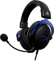 Bild von HP HyperX Cloud – Gaming-Headset – PS5-PS4 (schwarz-blau) - Kabelgebunden - Gaming - 15 - 25000 Hz - 325 g - Kopfhörer - Schwarz - Blau